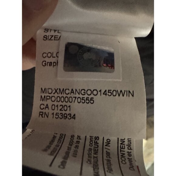 Canada Goose Langford Parka Mens Size M Graphite With Fur Hood - Picture 12 of 12